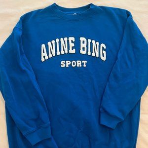 Anine bing Tyler Sweatshirt Blue